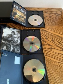 Sony PlayStation 2 PS2 Fat Console Bundle SCPH-30001 Memory Cards Games Tested