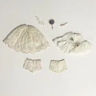 Vintage Barbie #921 Floral Petticoat & Ruffles N Lace Lingerie Set