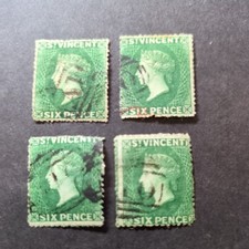 St Vincent QV 6d used, high cat value