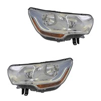 Scheinwerfer Set Links & Rechts H1/H7/P21/5W Mit Tagfahrlicht FüR CitroëN C4 II