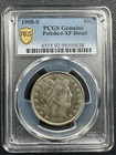 1908-S  BARBER HALF DOLLAR   PCGS  XF DETAILS