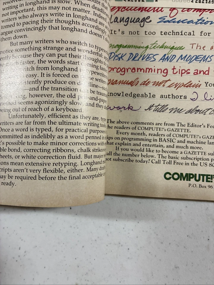 Compute!'s Gazette Magazine 12 issue lot for Commodore Users Jan 84-Dec 84 - Image 3 of 4