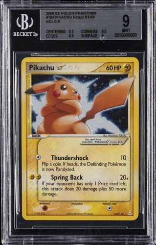 Pikachu ★ graded BGS 9 for sale on eBay
