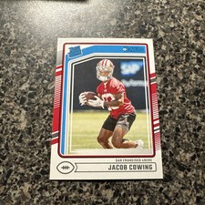 2024 PANINI DONRUSS JACOB COWING RATED ROOKIE FOOTBALL CARD 49ERS NFL 378
