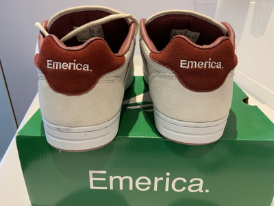 Emerica OG-1 UK 9.5 Skate Shop Day White/Burgundy | eBay UK display picture 3