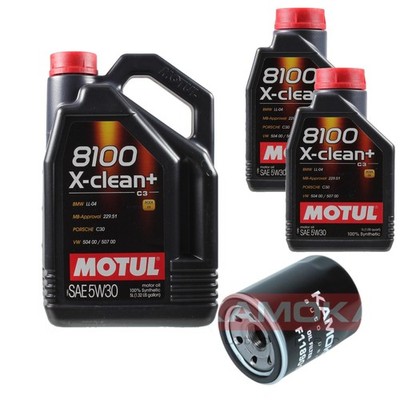 KAMOKA Ölfilter Motul 8100 X-clean+ 5W30 7L für Subaru Forester 2.0 AWD Toyota