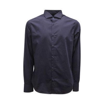 L2385 CAMICIA UOMO BROUBACK MAN SHIRT BLUE