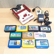 Nintendo original Famicom Console Japan with 15 Games &