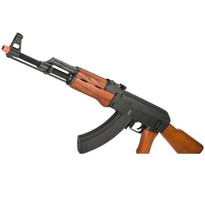 CYMA Standard AK Series Blowback Steel Airsoft AEG Rifle w/ Real Wood