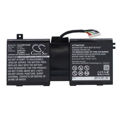 Battery for DELL Alienware 1 17 18 A18 M17 R5 M17X M18X 02F8K3 2F8K3 451-BBCB