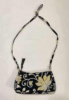 Vera Bradley Yellow Bird Quilted Mini Shoulder Bag Small Shoulder Purse Retired
