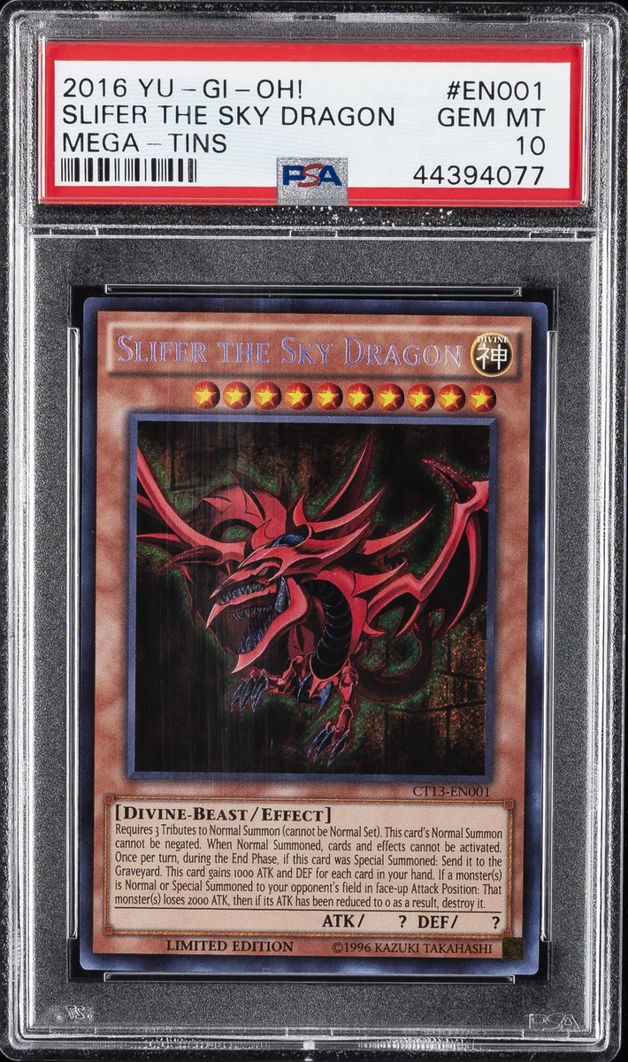 2000 スライフ・ザ・スカイ・ドラゴン グレード PSA 8 Slifer The Sky Dragon Yu-Gi-Oh! TCG Professional Sports