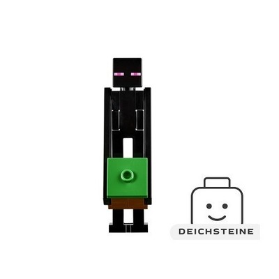 LEGO  Minecraft Enderman min027 NEU Minifigur Reddish Brown Block