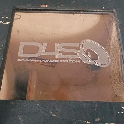 Down 4 sound subwoofer enclosure. 2 12 inch