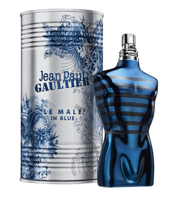 Jean Paul Le Male In Blue Eau De Parfum Spray 125ml EDP für Herren - Neu & Versiegelt