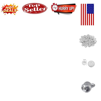 #ad Stainless Steel Flat Washers — 100 Pack Perfect for Indoor amp; Outdoor Use $8.99