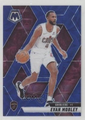 2024-25 Panini Mosaic International Blue Prizm 10/35 Evan Mobley #133 z6j