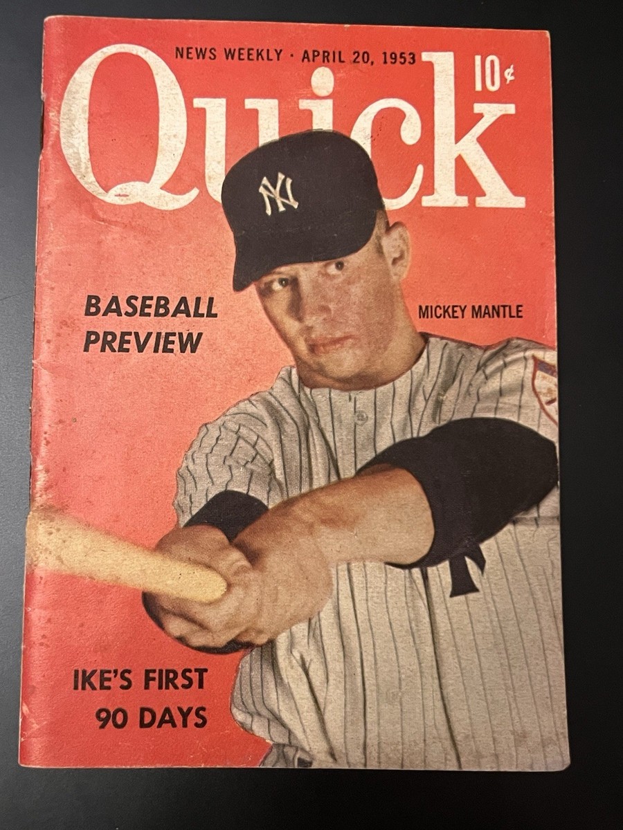 Quick Magazine 1953 Mickey Mantle, Vol. 8, No. 16 | eBay