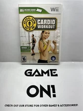 Gold's Gym Cardio Workout (Nintendo Wii, 2009) Complete w/ Manual - Tested