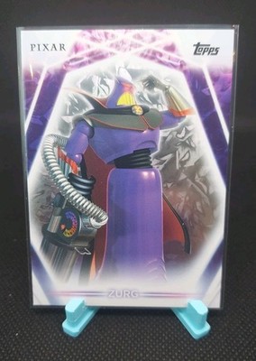 2026 Topps Disney Neon Zurg #34 Snow Cap Parallel Foil Toy Story Trading Card