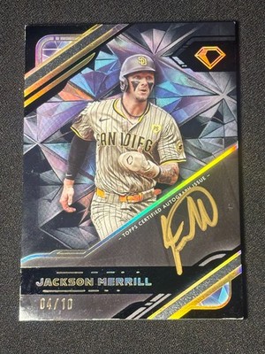 2025 Topps Diamond Icons Jackson Merrill Black Polychromatink Auto /10