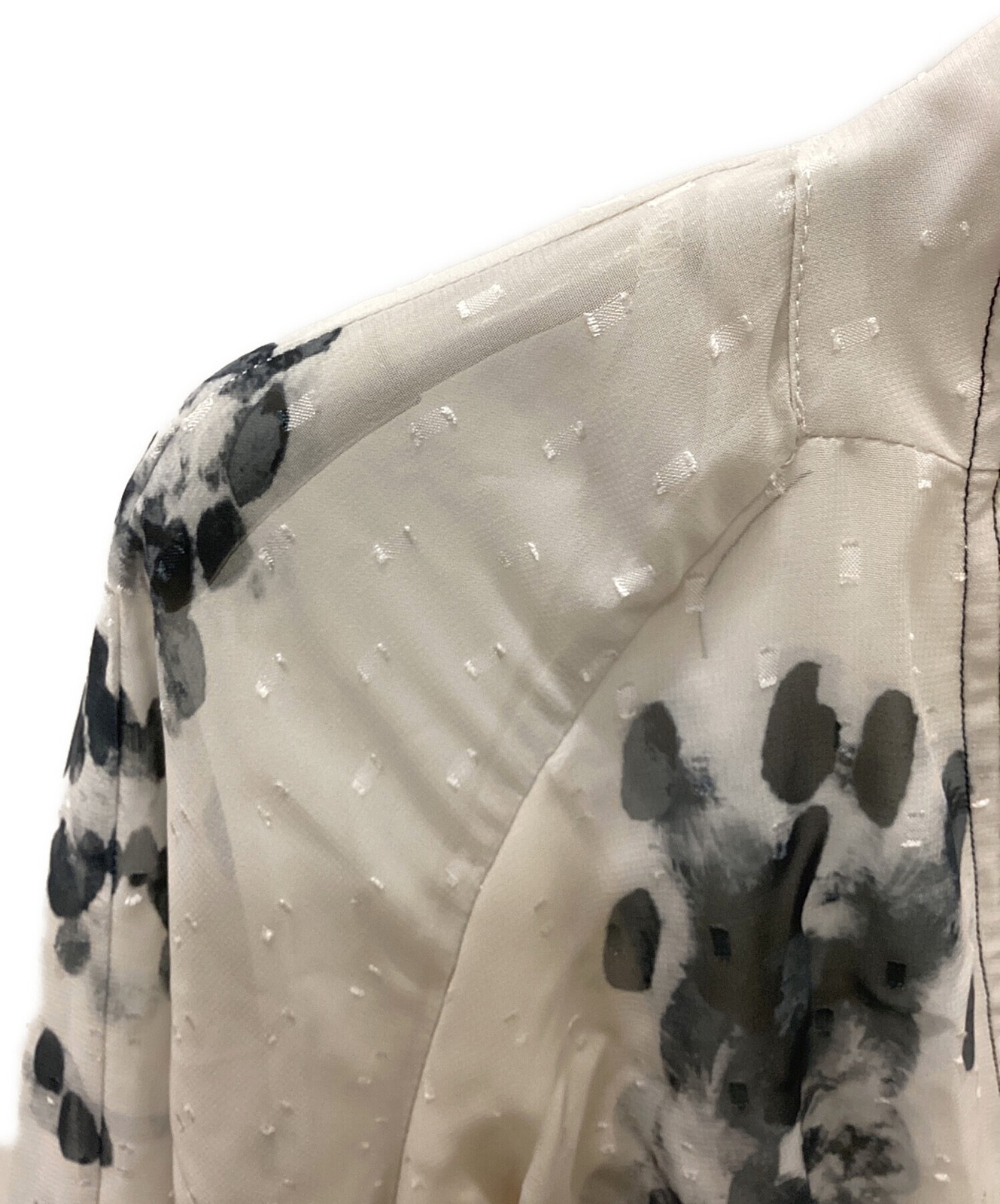 Ameri MEDI DECALCOMANIA CHIFFON/ Beige/ Size: M - image 4