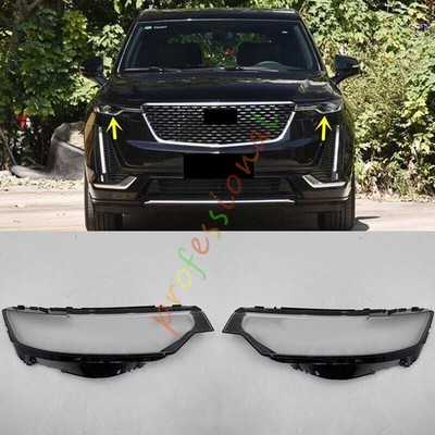 For Cadillac XT6 2020-2023 Both Side Headlight Clear Replace Lens 