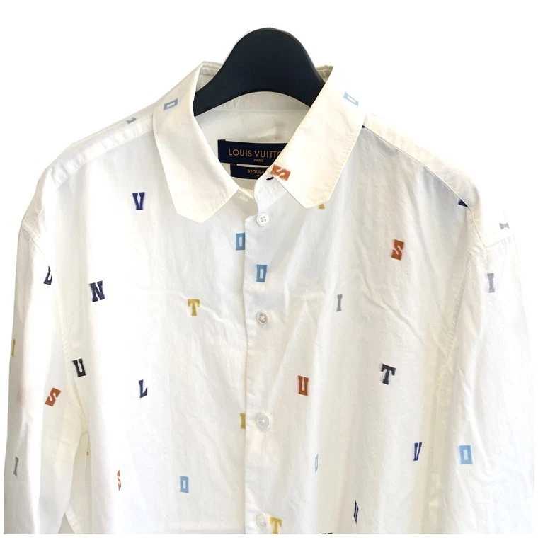 LOUIS VUITTON（LV） Louis Vuitton camicia regolare con colletto DNA Fil Coupè 21022113 29055871
