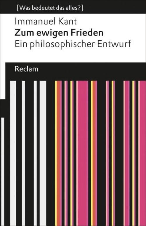 Zum ewigen Frieden Immanuel Kant