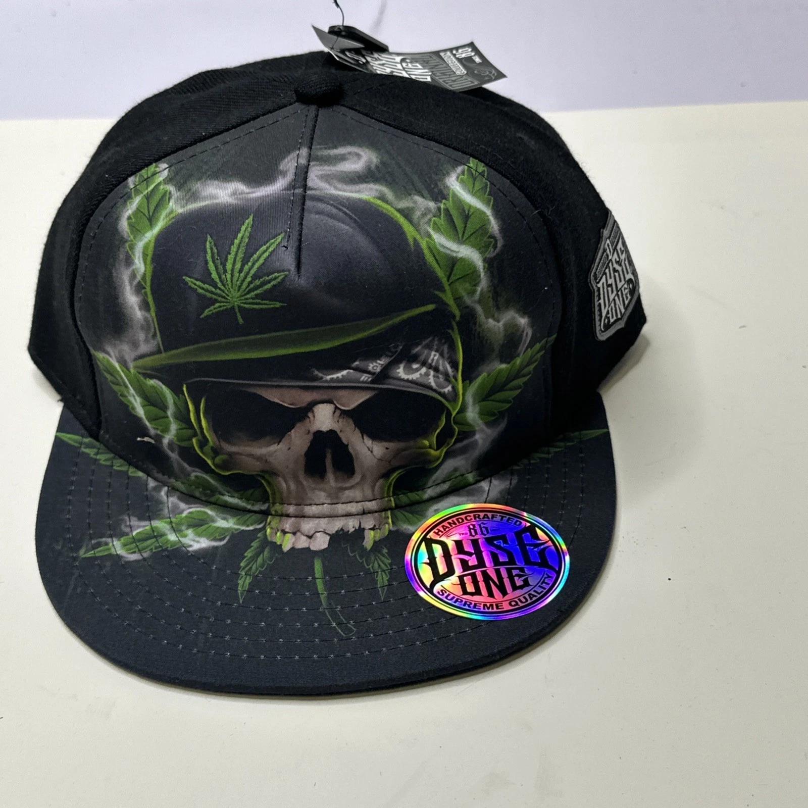 Dyse One Skeleton Head Hat Cap Snapback Collection 86 Hemp NWT
