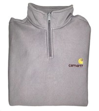 CARHARTT Premium Pullover Sweatshirt Jacke „American Script Half Zip“ (UVP 95€)