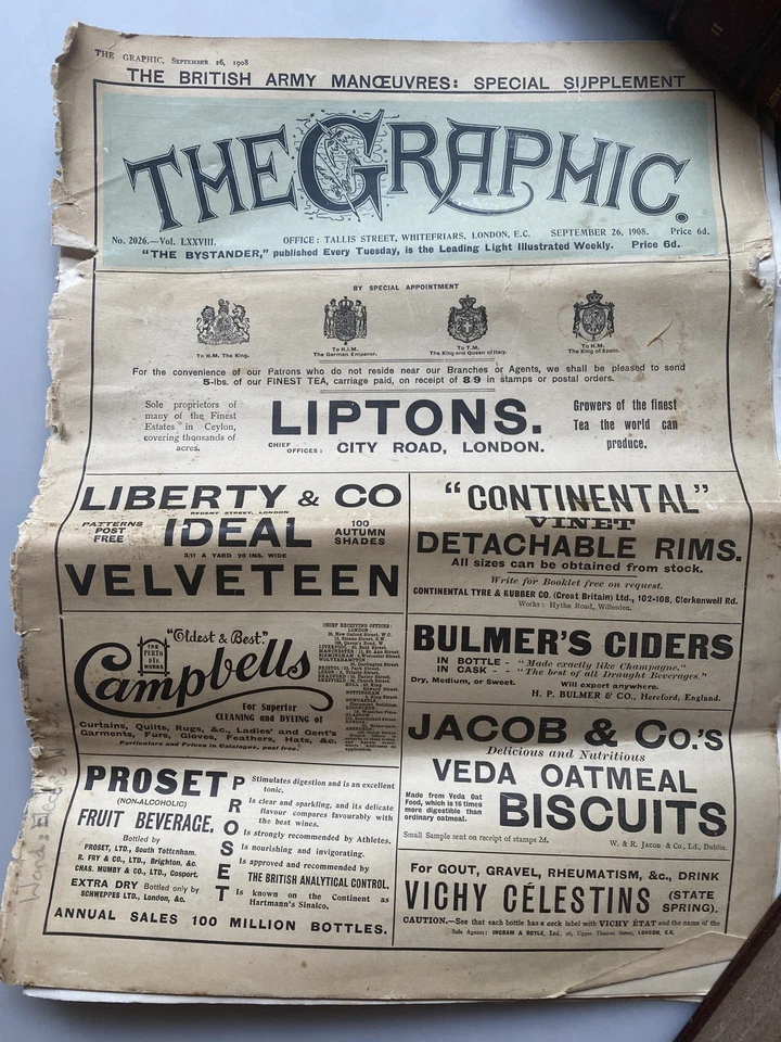 September 26, 1908 THE GRAPHIC Illustrated Weekly Newspaper - Image 3 of 4