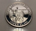 1 Oz Ounce Silver North American Hunting Club Big Game Super Slam Whitetail Deer