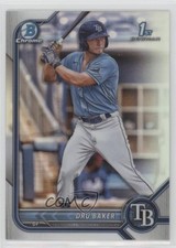 2022 Bowman Chrome Prospects Refractor 130/499 Dru Baker #BCP-176 1j7t