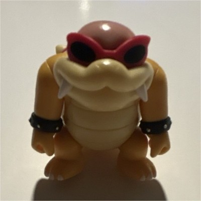 Nintendo Super Mario Bros. Roy Koopa Turtle Plastic Action Figure Yellow Purple