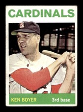 1964 Topps #160 Ken Boyer Cardinals VG+ *8z