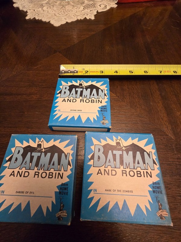 1960 Vintage Batman and Robin 8mm Film Lot