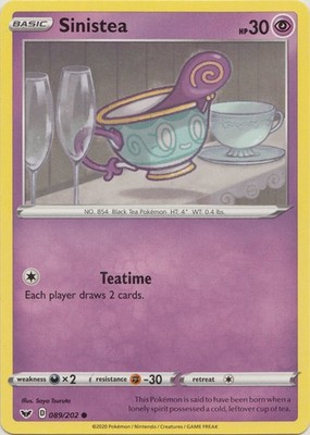 Sinistea - 089/202 - Common - Near Mint