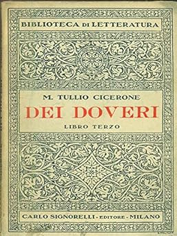 Von den Pflichten (de officiis) Drittes Buch [Paperback] Cicero, Tullius