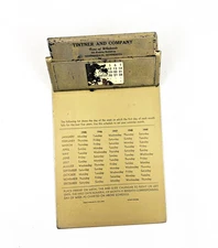 1940's Advertising Clip Board Tintner Furs at Wholesale Minneapolis
