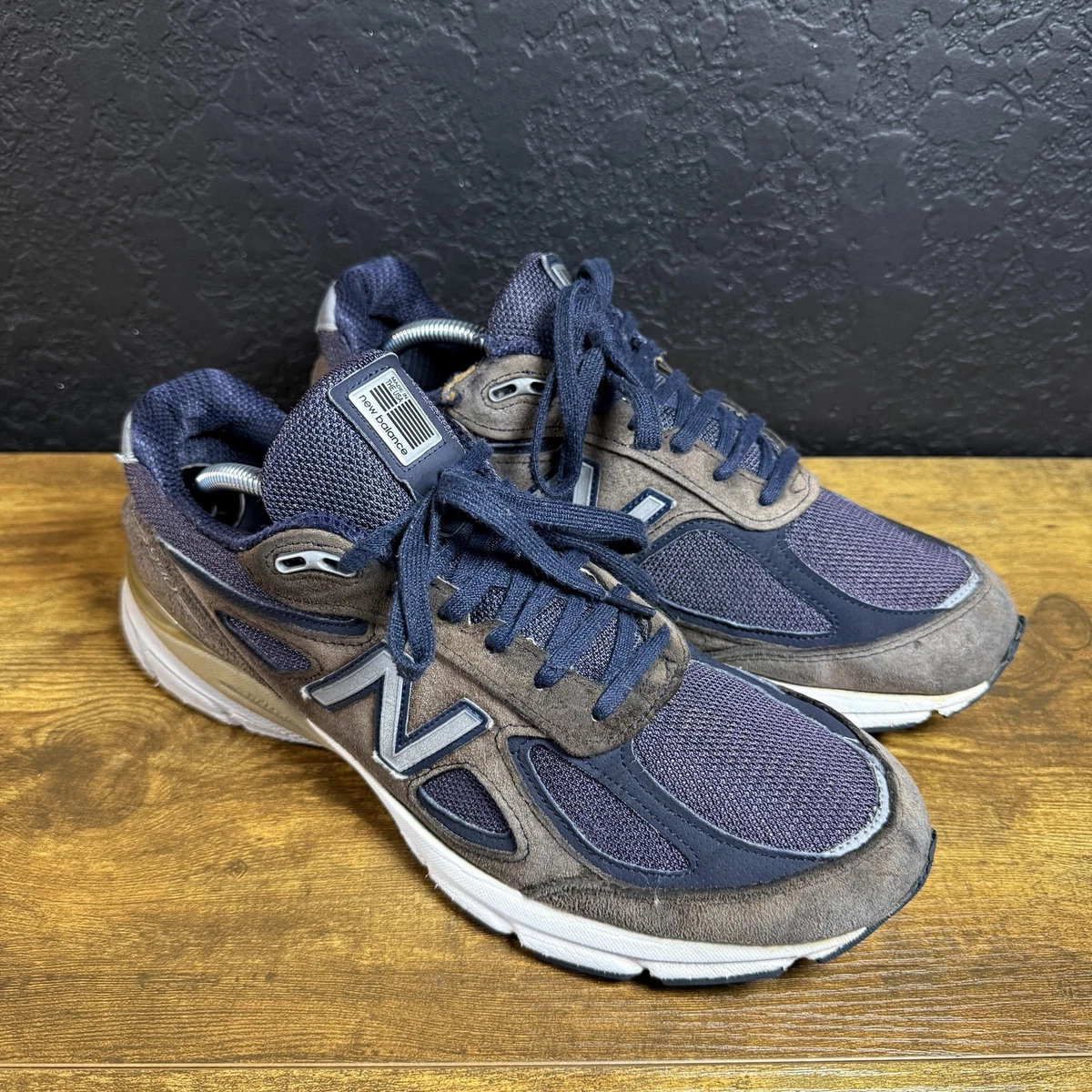 New Balance 990v4 Made In USA Reflective Navy for Sale