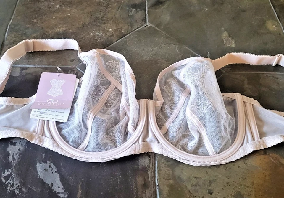 65I(EU)-30G(US) Gorsenia Awinion Sheer Underwire Balconette Bra K619 - Image 4 of 4