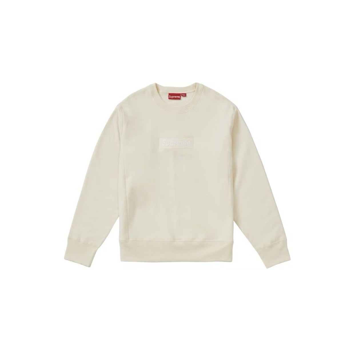 Supreme Box Logo Crewneck FW18 Natural Size: L | eBay