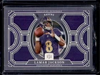 2024 Panini National Treasures Lamar Jackson Treasure Hunt Silver #/25 Ravens