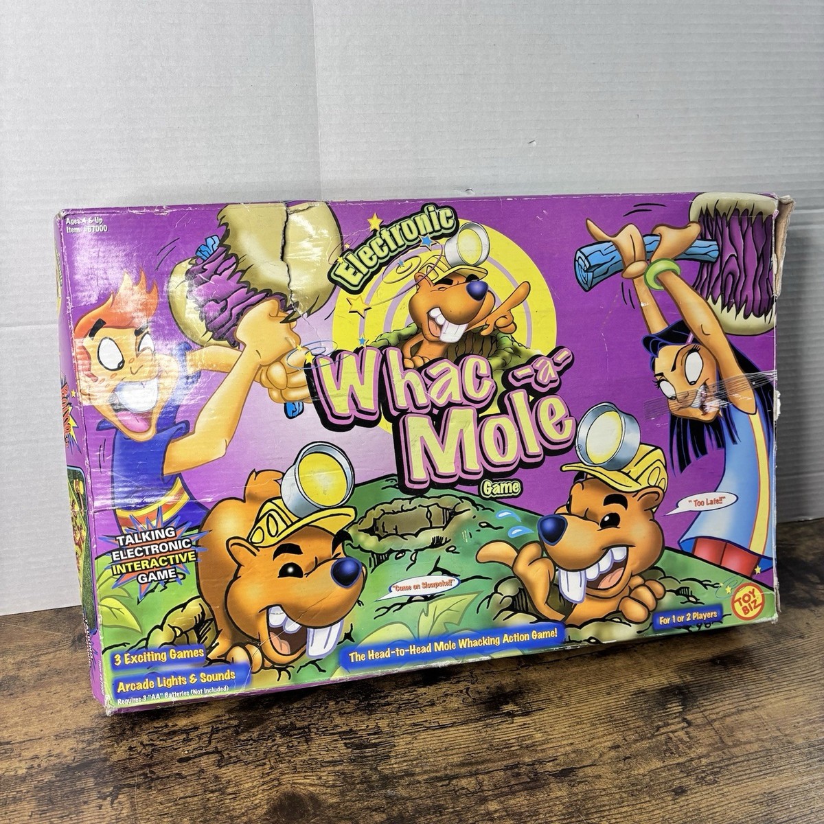 Electronic Whac a Mole Game Toy Biz #67000 1999 for sale online | eBay