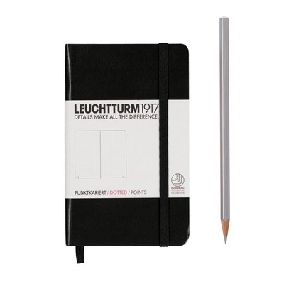 Leuchtturm1917 Agenda Notebook Pocket A6 Dotted - Black