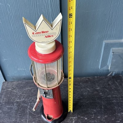 1988 Gasoline Alley Gas Pump Gum ball Machine 24   See Photos As Is Dirty