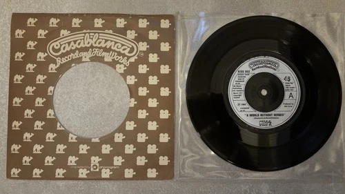 Kiss – Record Single Vinyl 7 inch A World Without Heroes (Europe, 1981) VG+