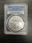 2006-W PCGS SP70 Burnished American Silver Eagle Blue Label -B34