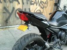 Yamaha FZ6R FZ-6R XJ6 2009-2018 GUARDABARROS ELIMINADOR COLA ORDENADO NEGRO P/L